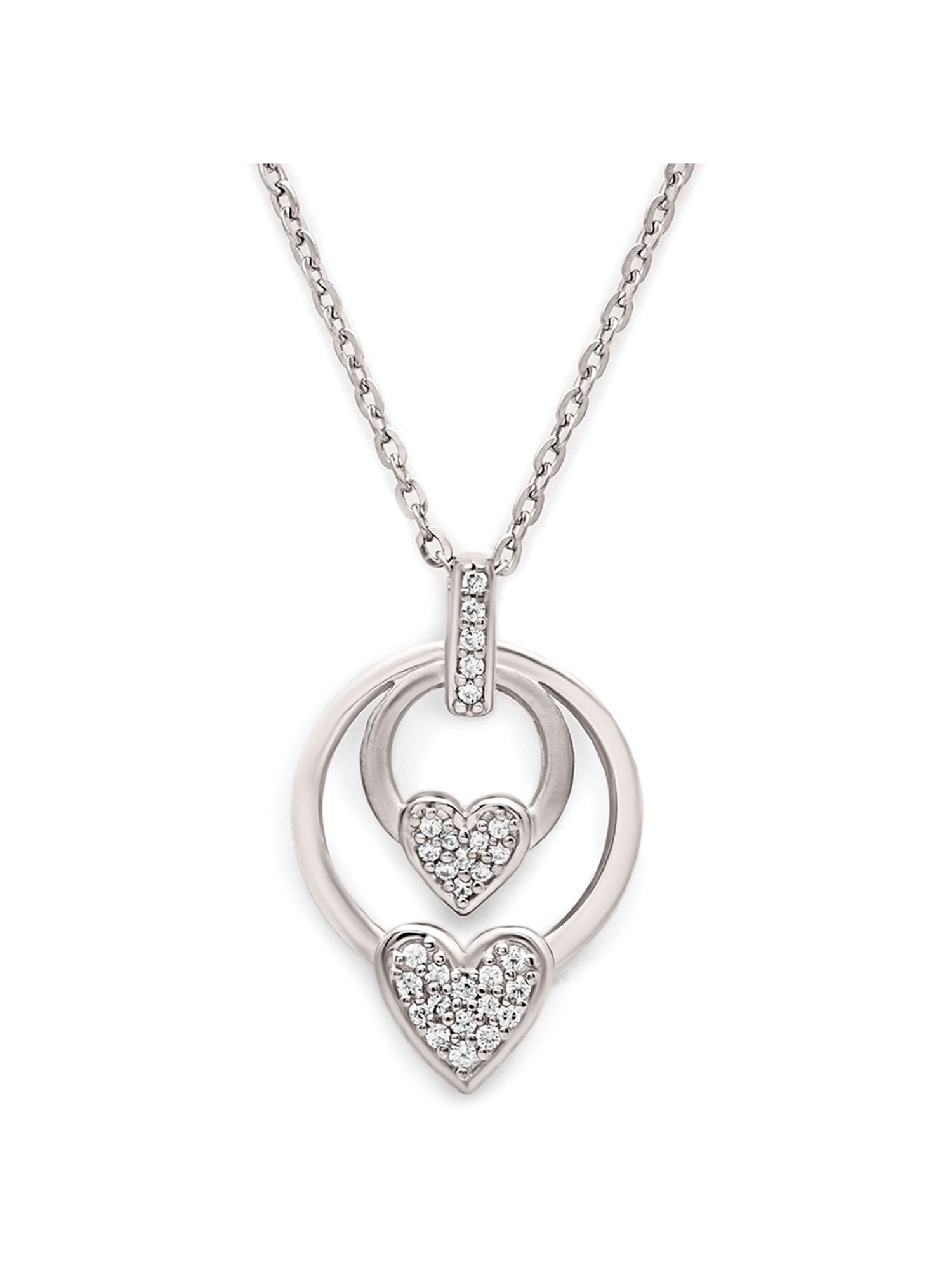 Silberry 92.5 Sterling Silver Love Ringelet Pendant