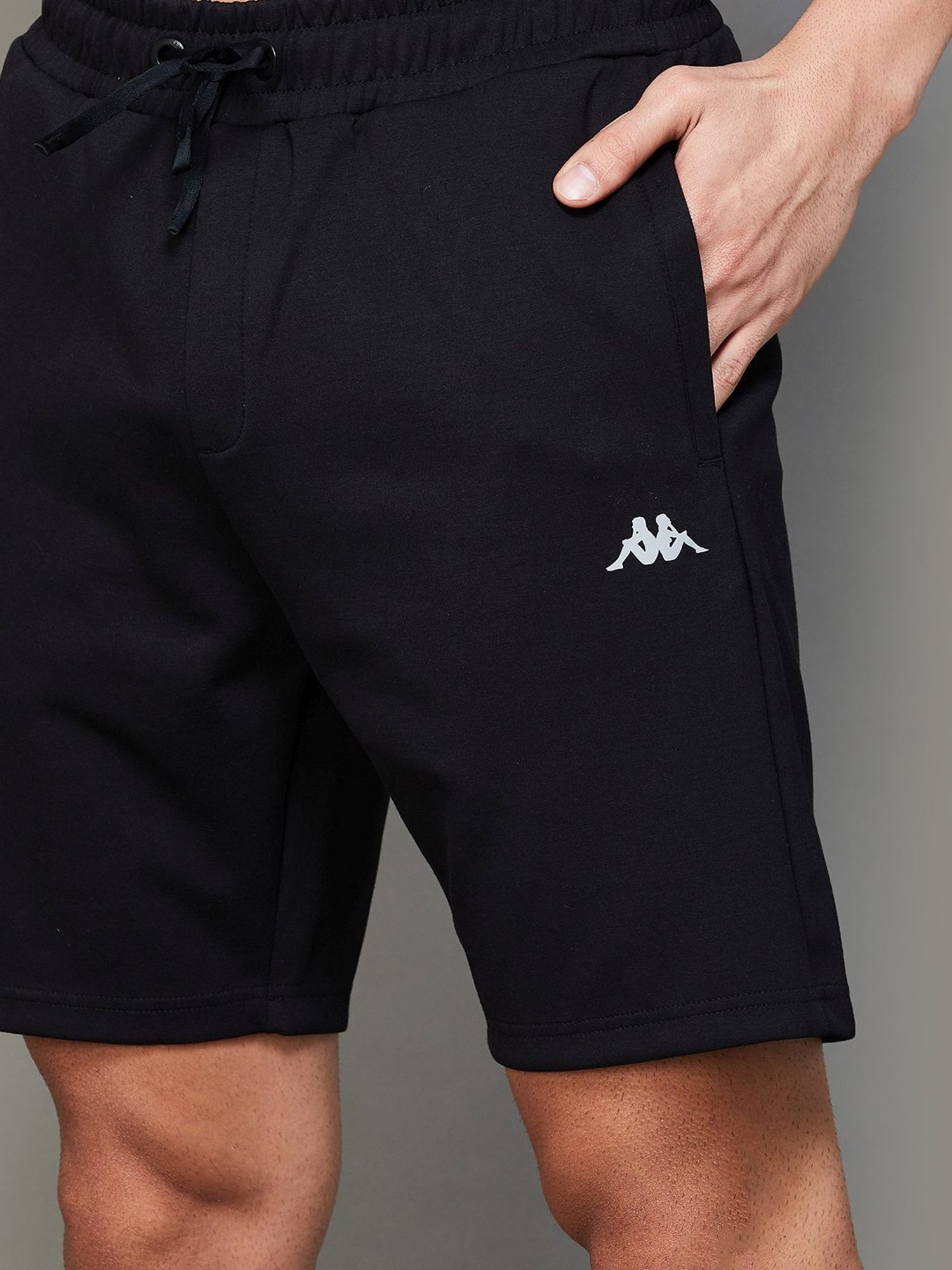 KAPPA Black Regular Fit Shorts