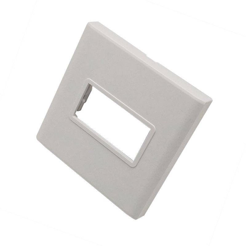 5 pcs - 1 Port Faceplate For USB HDMI VGA 3RCA TV Wall Mount Wallplate Panel,Outlet Covers, Type 86x86mm