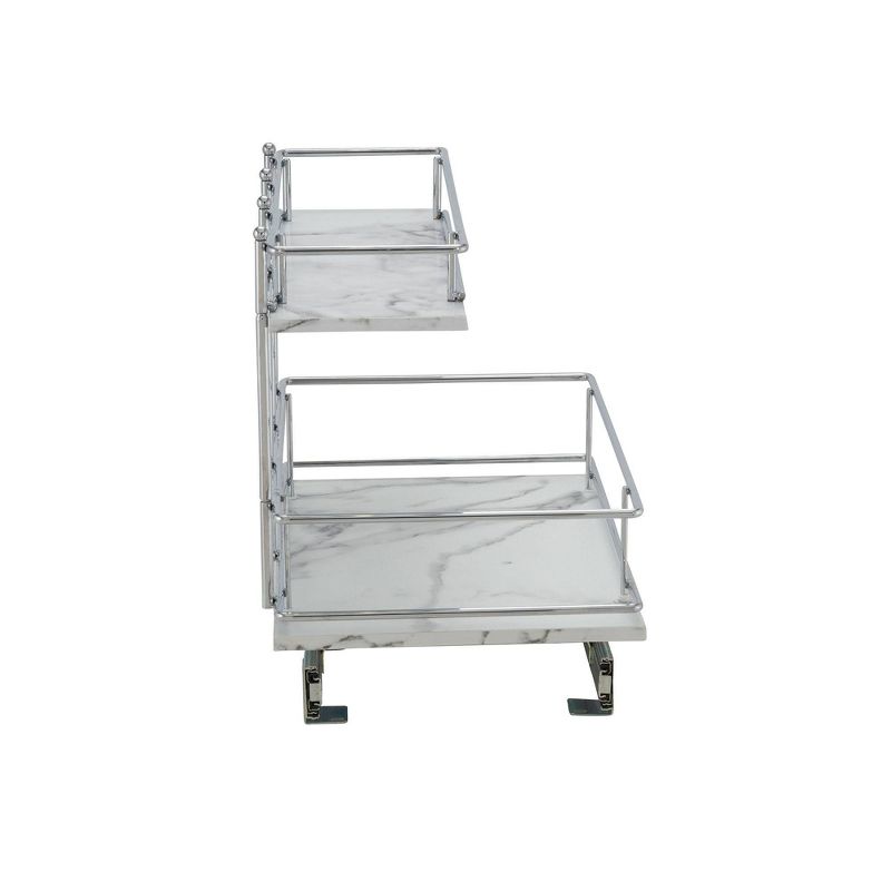 Household Essentials 12" Under Sink Extended Organizer Faux Marble