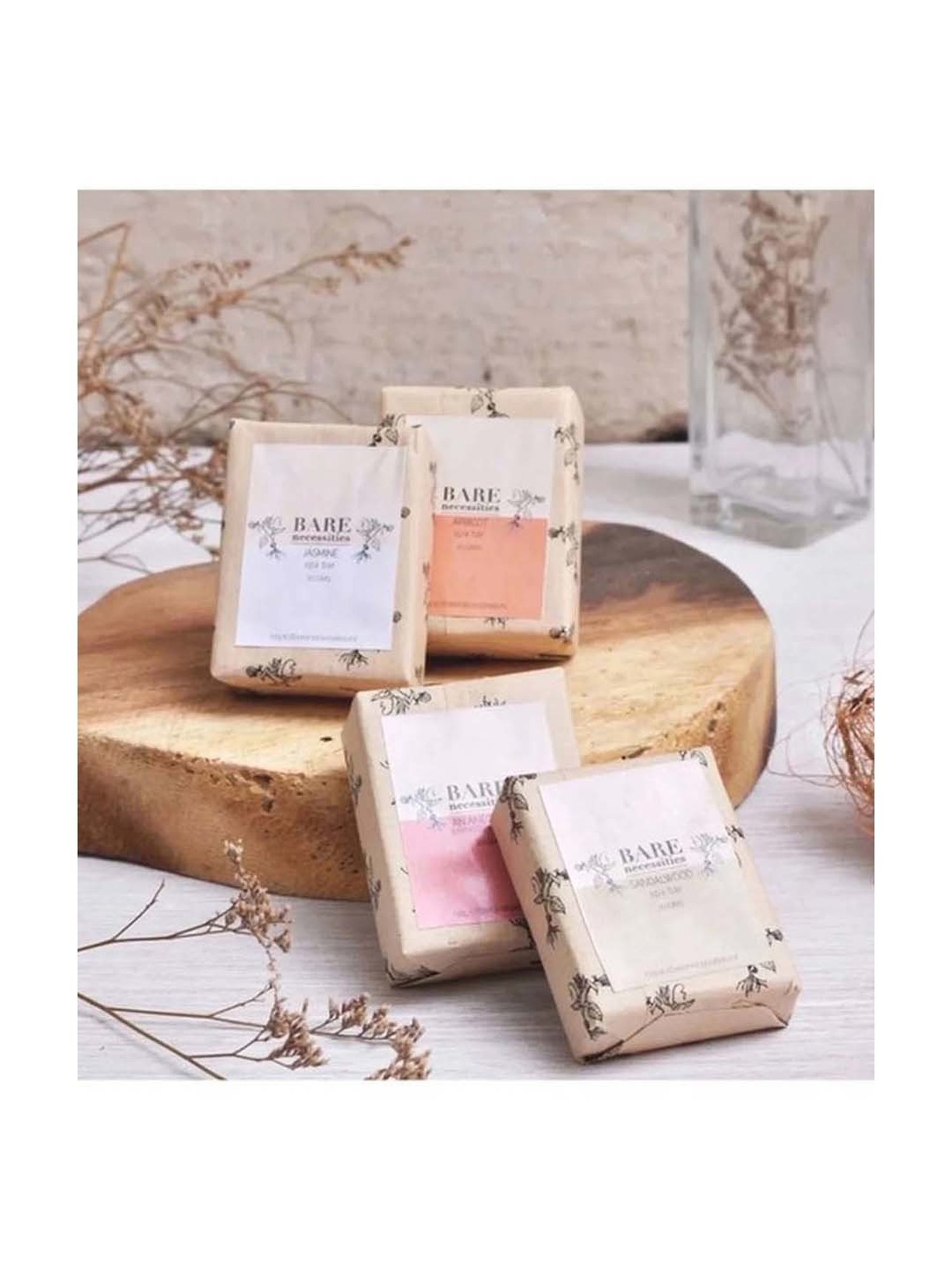 Bare Necessities Pack of 4 Small Spa Bars