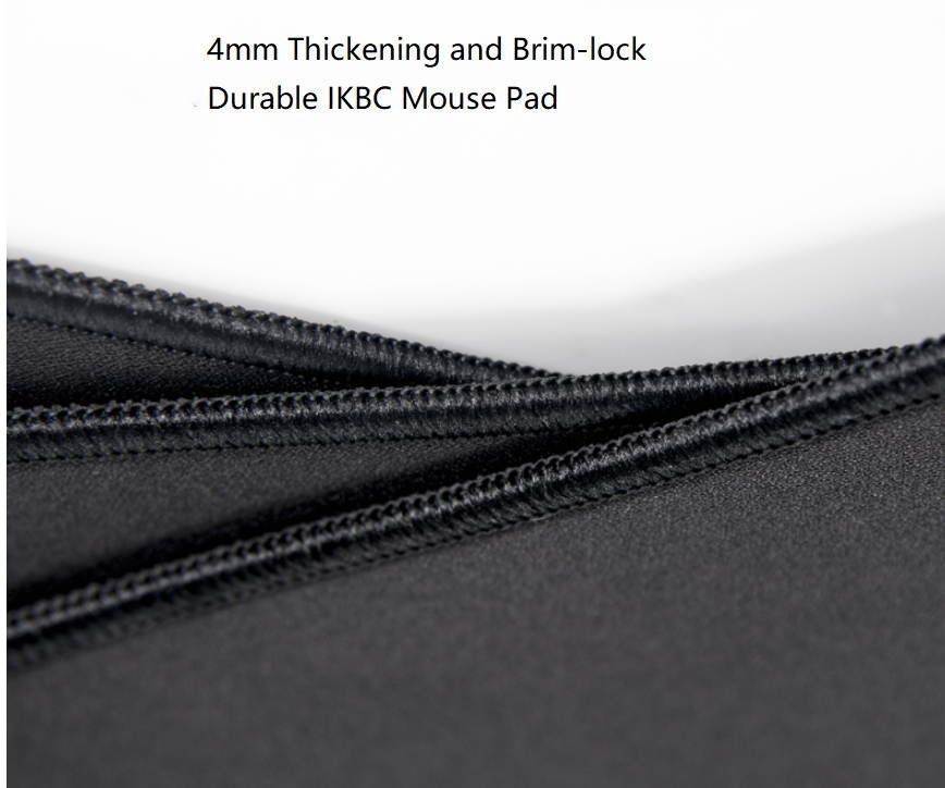 IKBC  4mm Thickening Cloth Surface Mouse Pad-300X250X4mm(L)