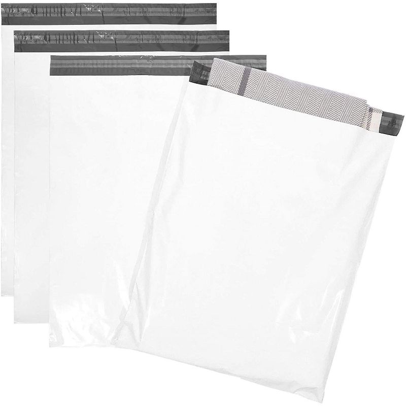Stockroom Plus 100-Pack White Poly Mail Envelopes Document Mailers Self Seal Bag 19 x 24 in