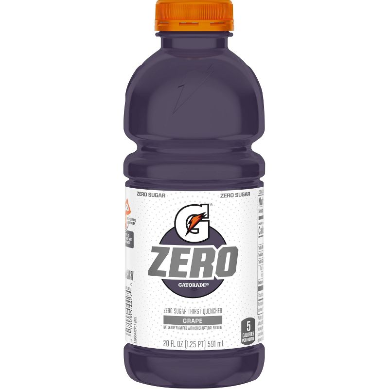 Gatorade G Zero Grape Sports Drink - 8pk/20 fl oz Bottles