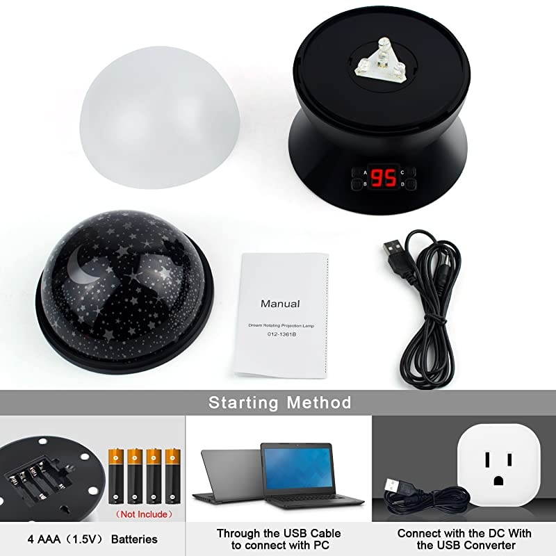 Lights for Kids Multicolor Star Projector with Timer Baby Light for Boys and Girls