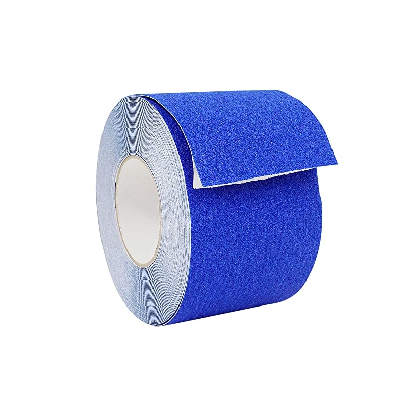 NST-20C Strong Grip Anti Slip Tape Safety Track Semi Translucent/Clear - 12 inch x 60 ft. - 60 Grit Non Skid Weather Proof Indoor & Outdoor Traction Tape No Slip (Available in Multiple Colors)