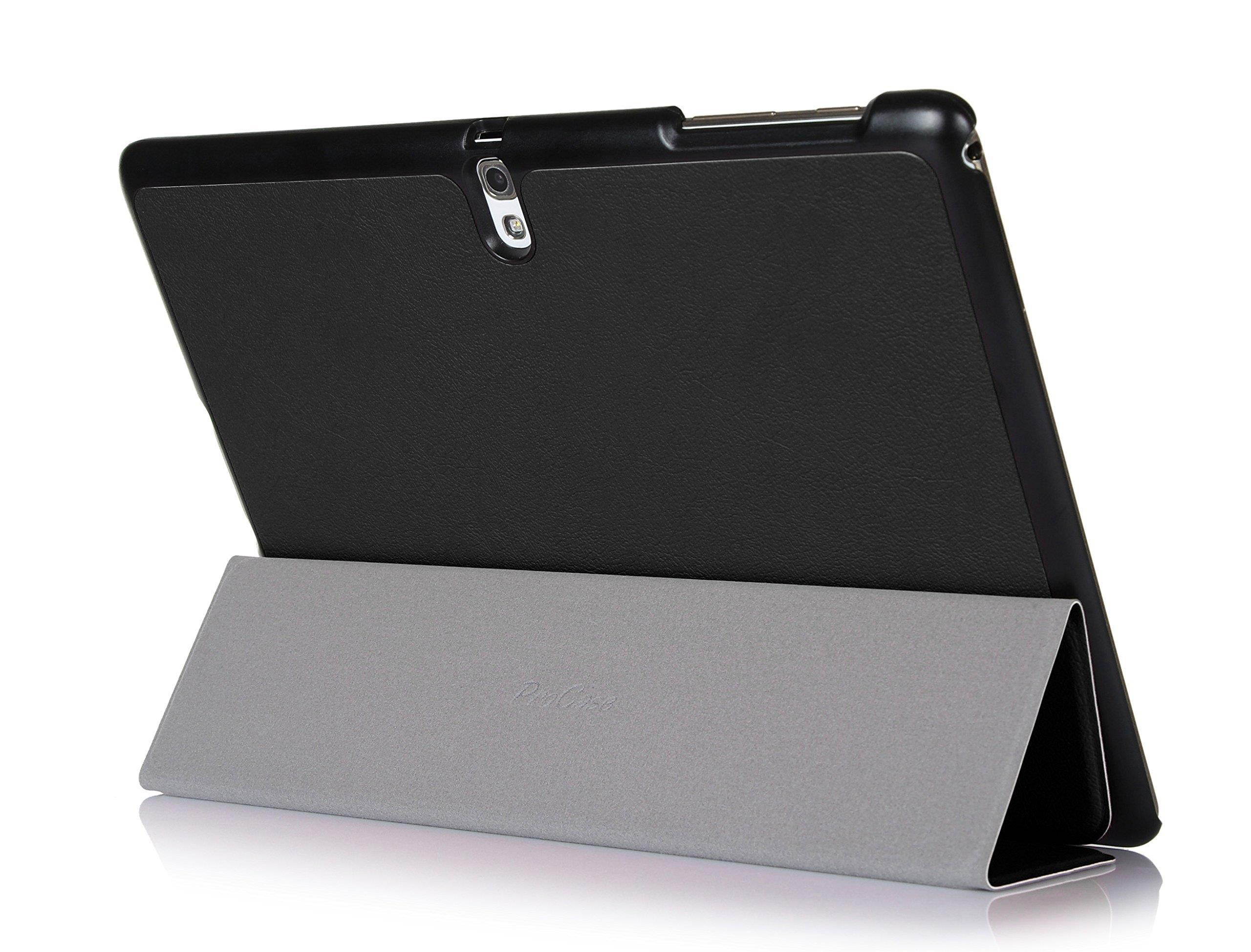 procase samsung galaxy tab s 10.5 case smt800, ultra slim and light, hard shell, with stand, slimsnug cover exclusive for 2014 galaxy tab s 10.5 inch tablet black