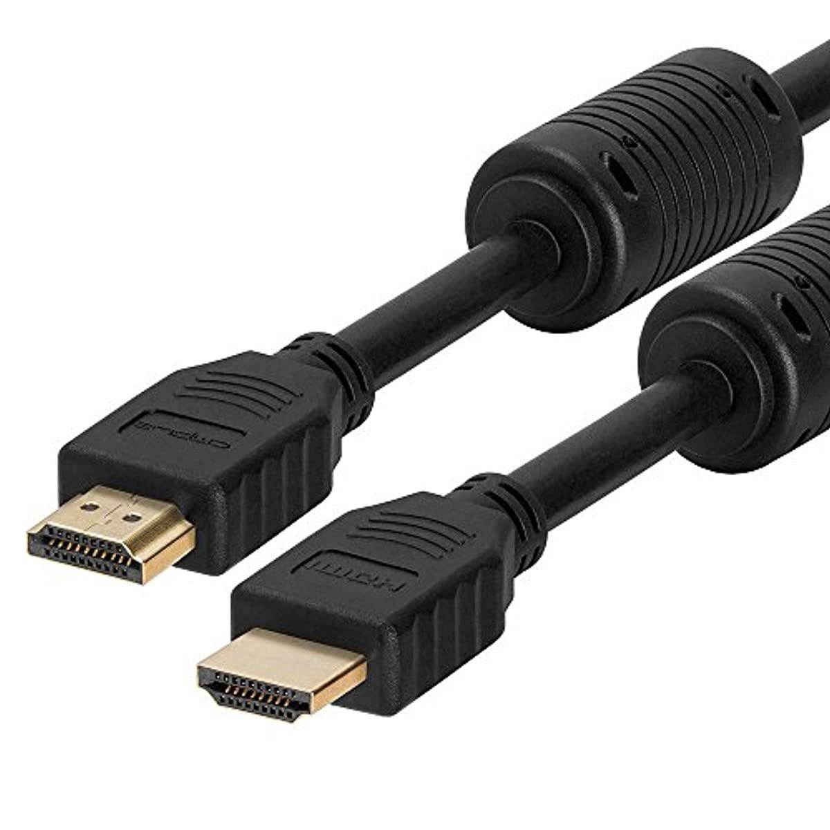 Cmple - HDMI Cable 3FT with Ferrite Cores - 28 AWG High Speed HDMI Cord with Ethernet, Supports (4K 60HZ, 1080p Full HD, UHD, Ultra HD, 3D, ARC, PS4, Xbox, HDTV) - 3 Feet