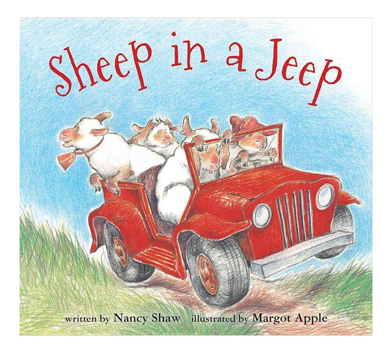 Sheep in a Jeep ( Sheep in a Jeep) by Nancy E. Shaw (Board Book)