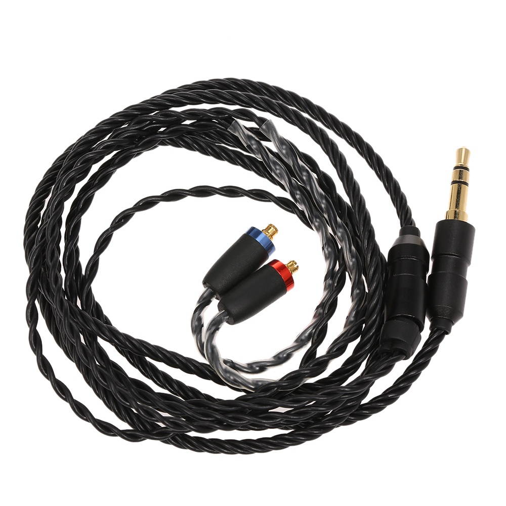 MMCX Connector Replacement Headphone Cable 3.5mm Wired Earphones Detachable Cord for Shure SE535 SE846 UE900 Headphones