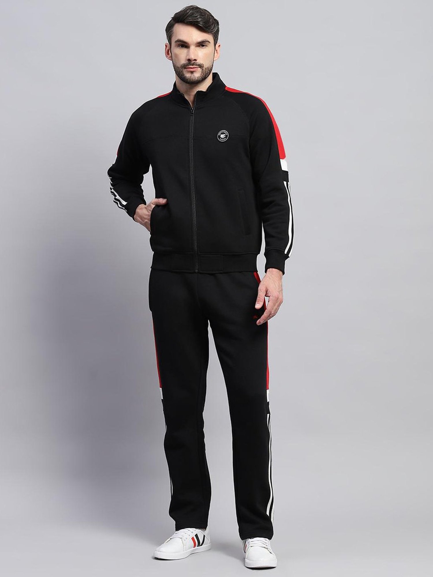 Vimal Jonney Light Mud Cotton Regular Fit Tracksuit