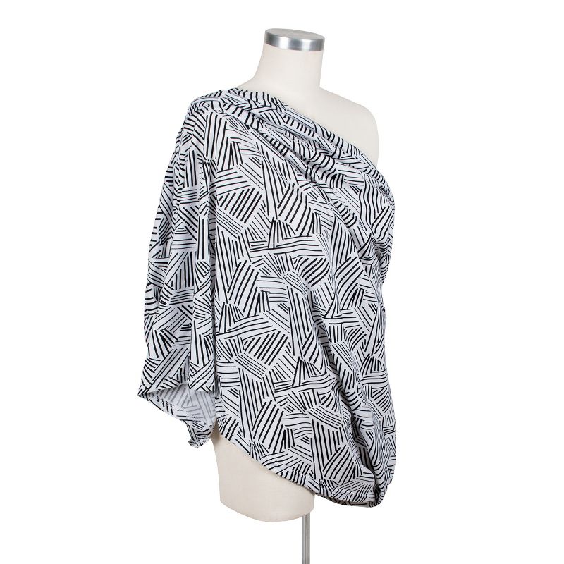 Bebe Au Lait Premium Cotton Jersey Knit Nursing Scarf - Montauk