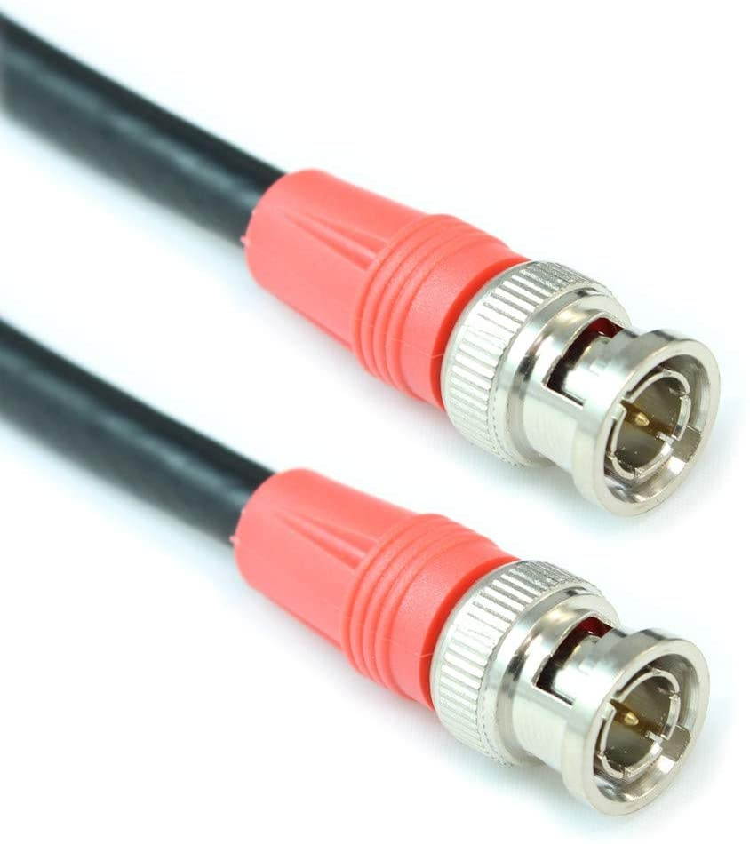 MyCableMart 8ft 12G-SDI UHD (8K) BNC Coax Cable RG6/18AWG Male to Male Gold Plated