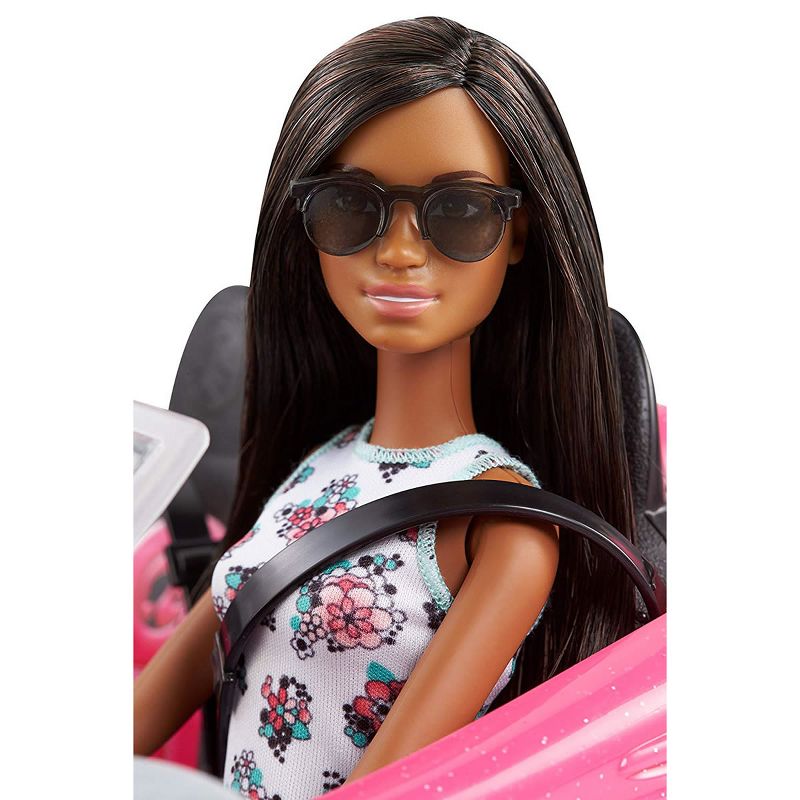 Barbie Doll & Convertible Car - Brunette