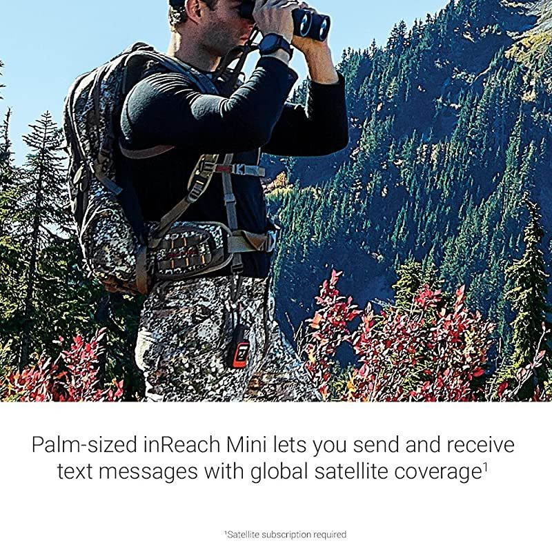 010-01879-01 InReach Mini, Lightweight and Compact Satellite Communicator, Black, 1.27 inches