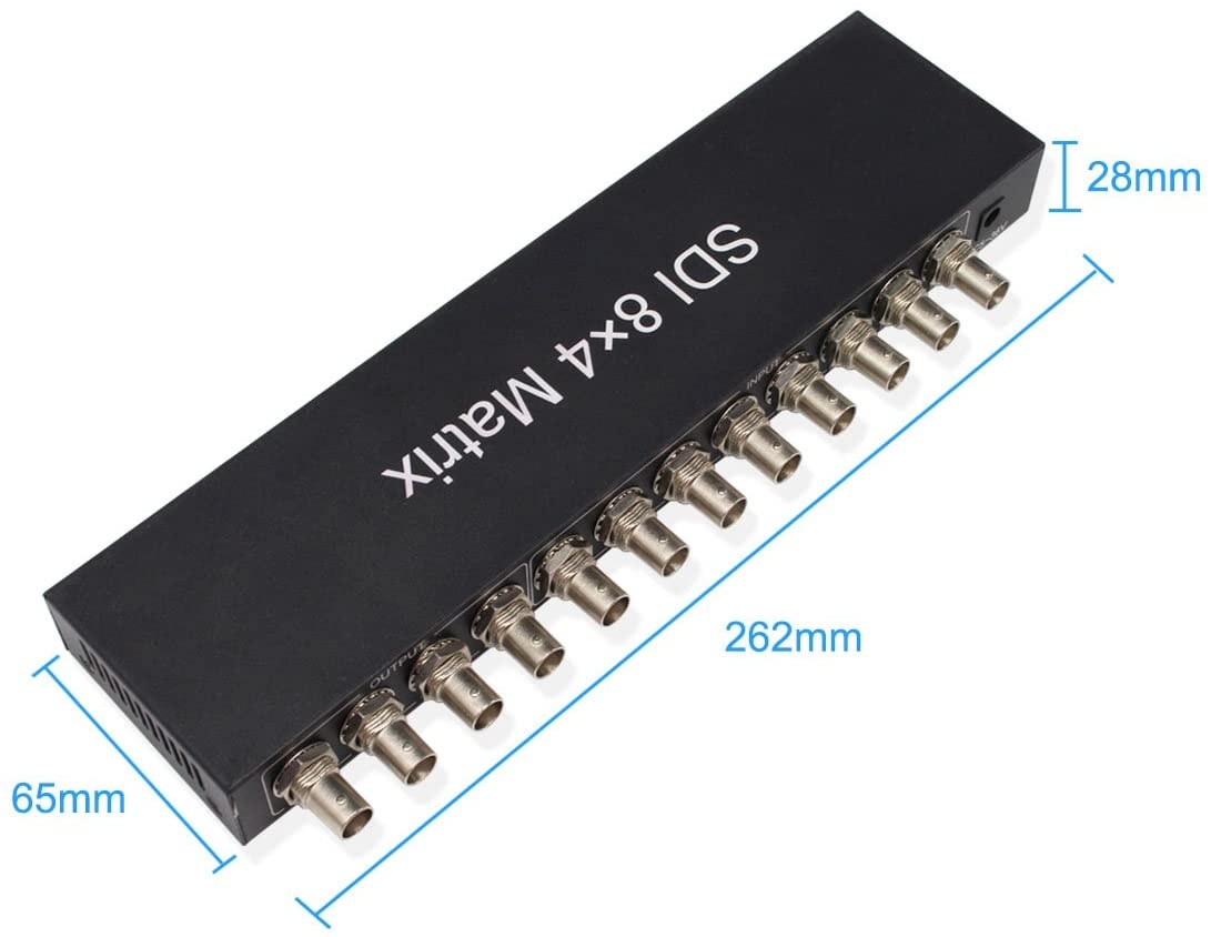 8X4 SDI Matrix Switcher SDI Matrix Switcher Matrix Switcher 8 in 4 Out SDI Matrix Switcher