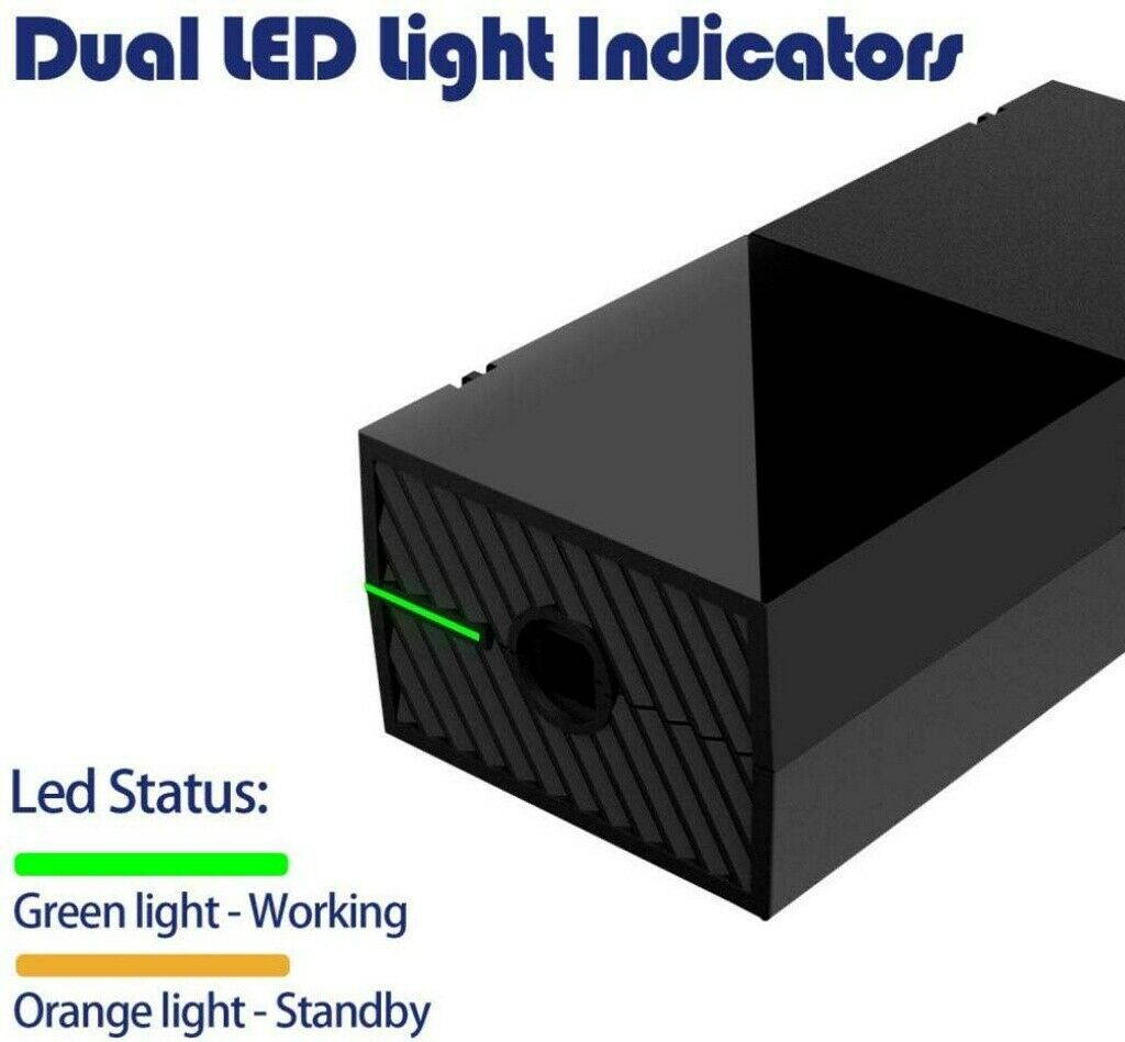 UKCOCO XBOX 135W C Adapter Power Supply Brick Power Supply Charger Cord for Game Machine