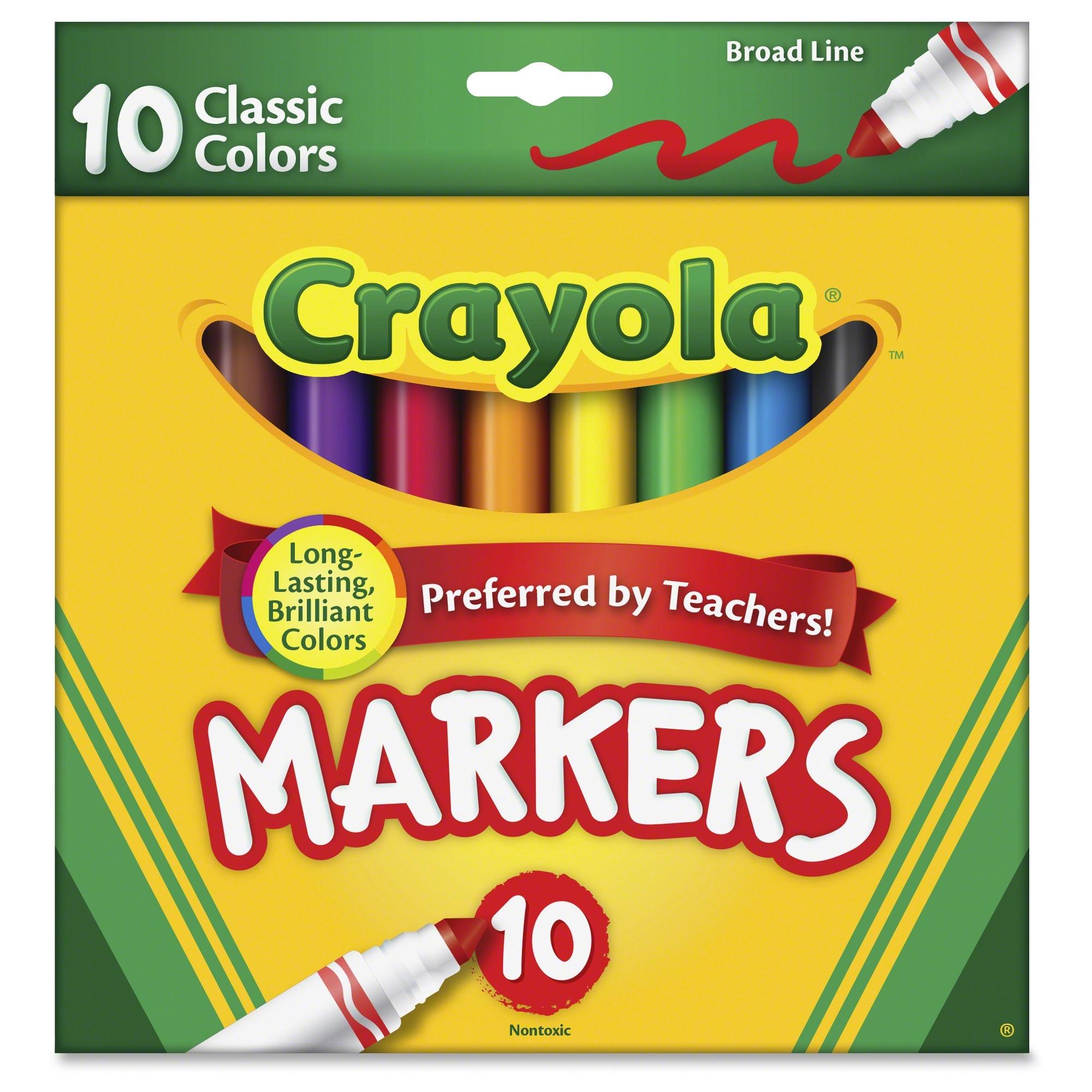Crayola Classic Broad Line Markers