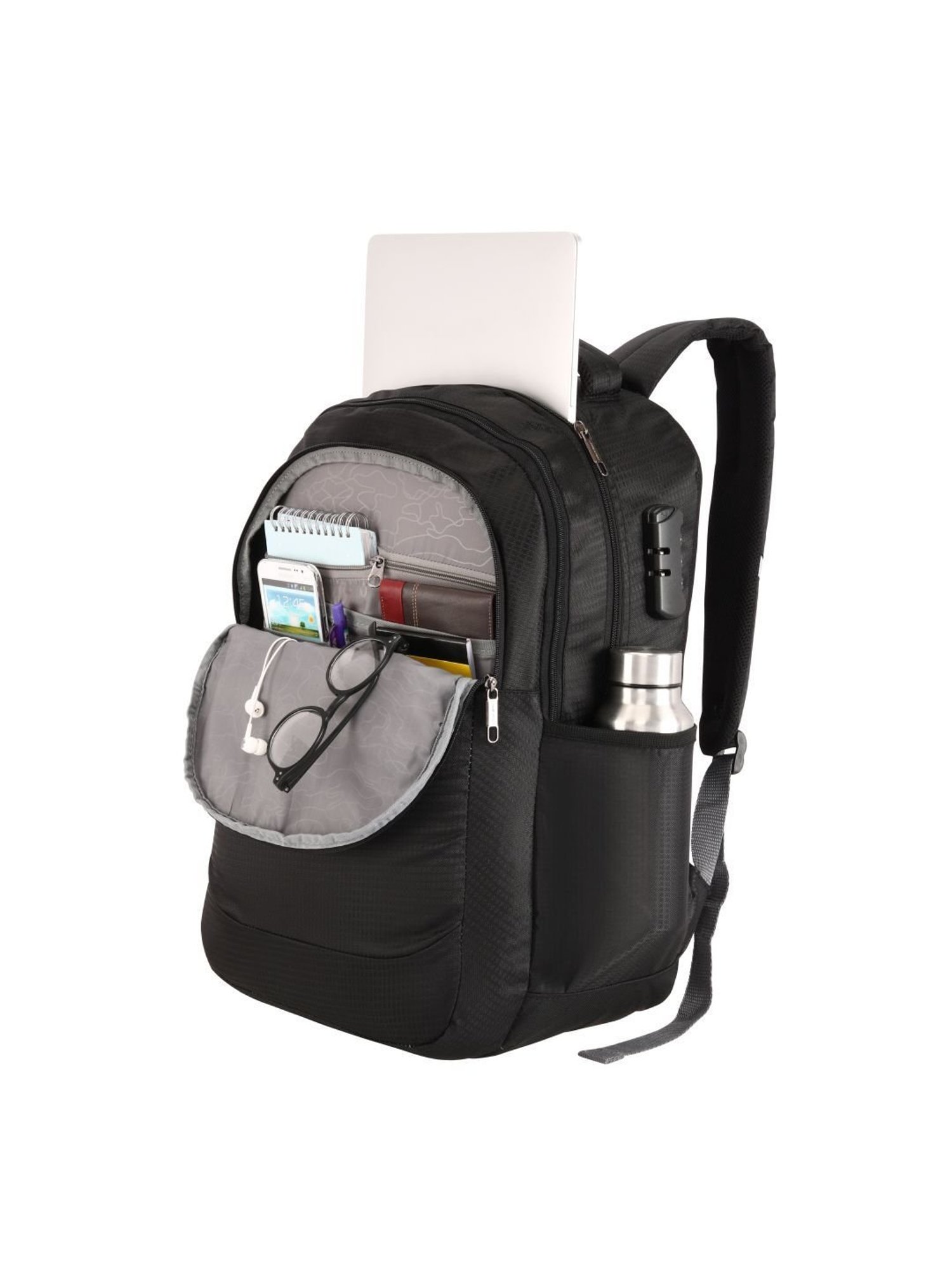 LAVIE SPORT Black Solid Laptop Backpack