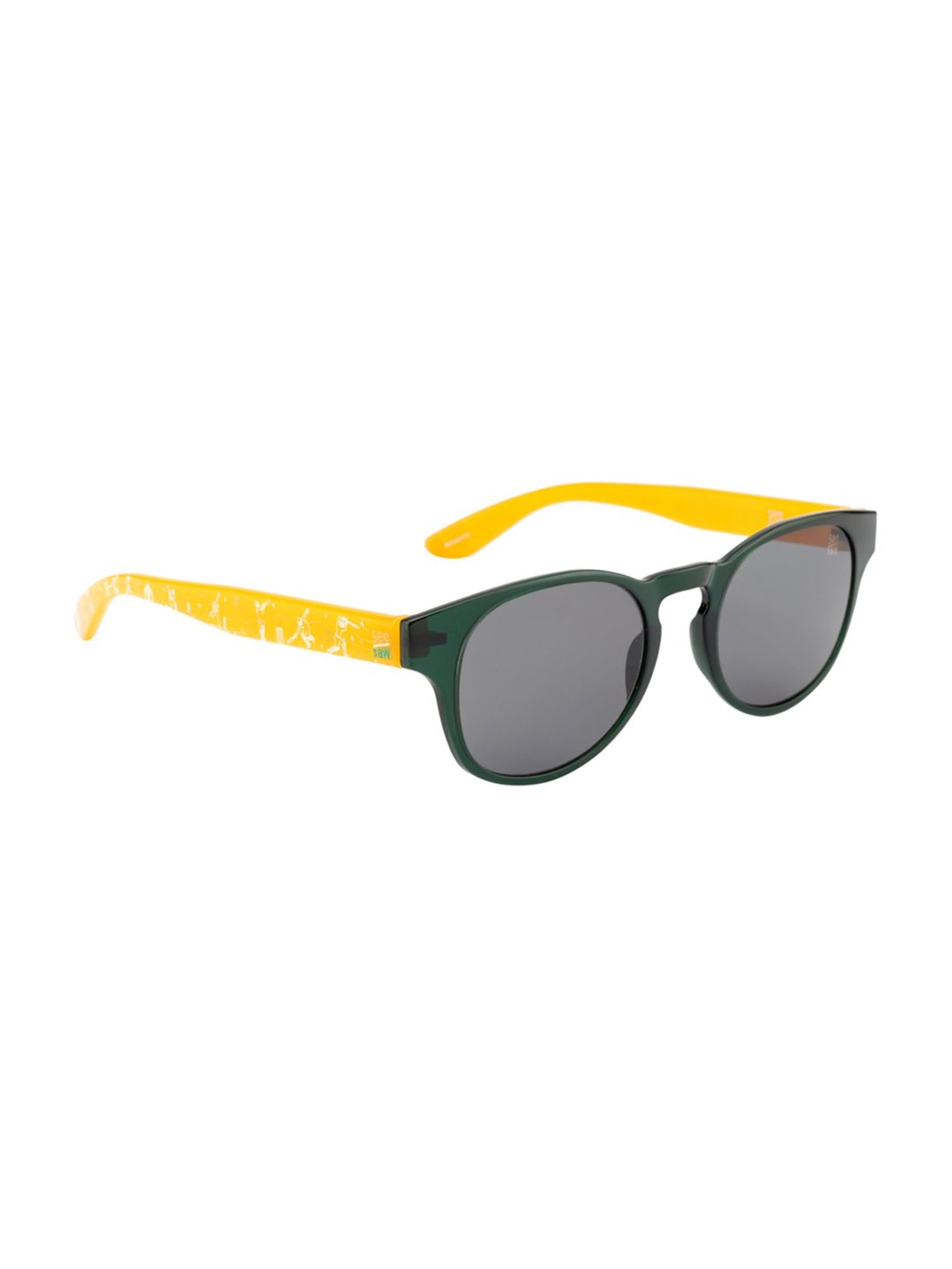 SeeSaw Grey Round Unisex Sunglasses