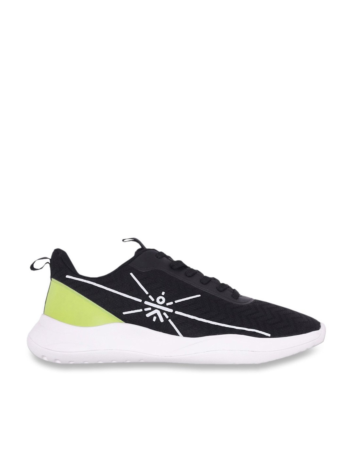 Cultsportone Men's Racer Black Running Shoes
