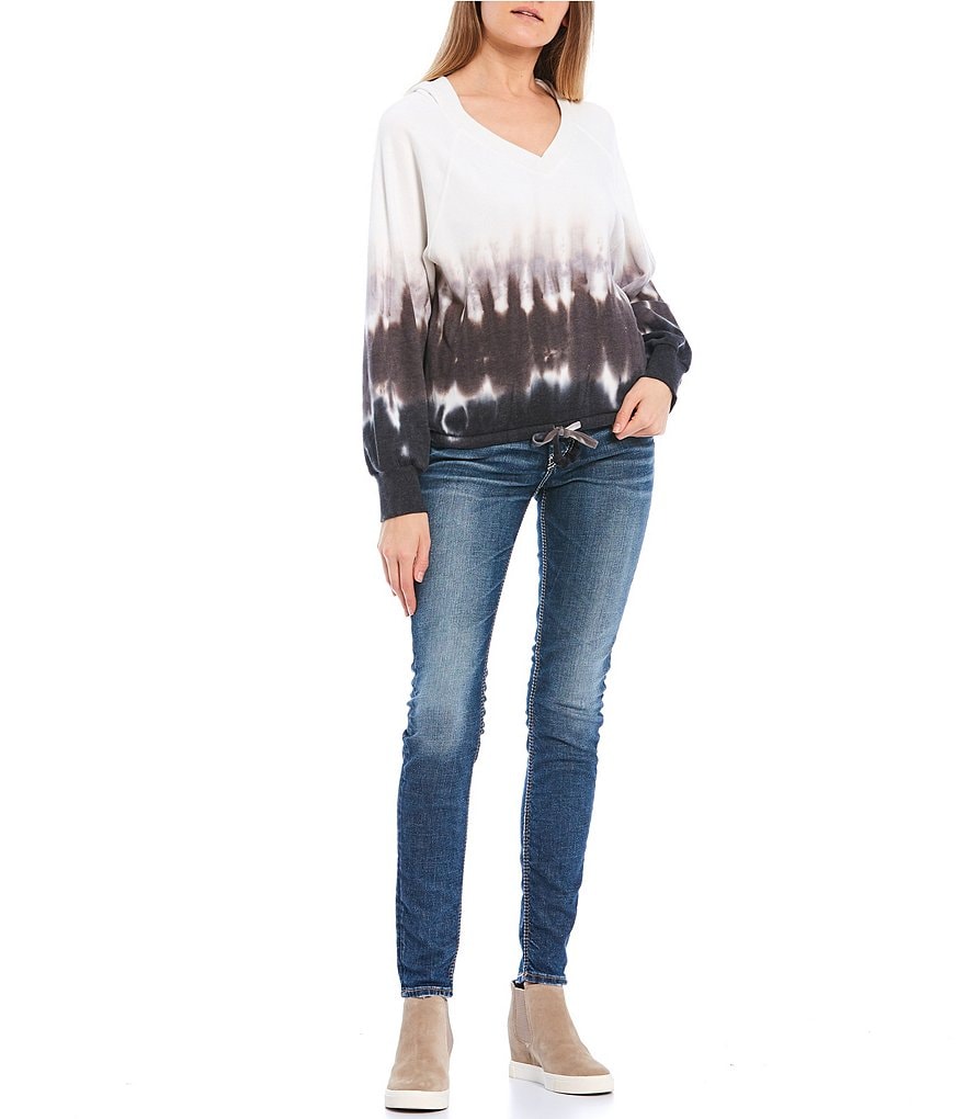 Love On A Hanger Tie-Dye Banded Hoodie