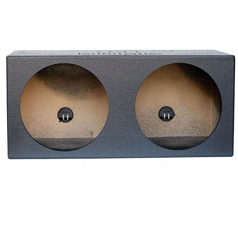 Q-POWER QBOMB 10" Dual Sealed Car Subwoofer Sub Box Enclosure | QBOMB10S