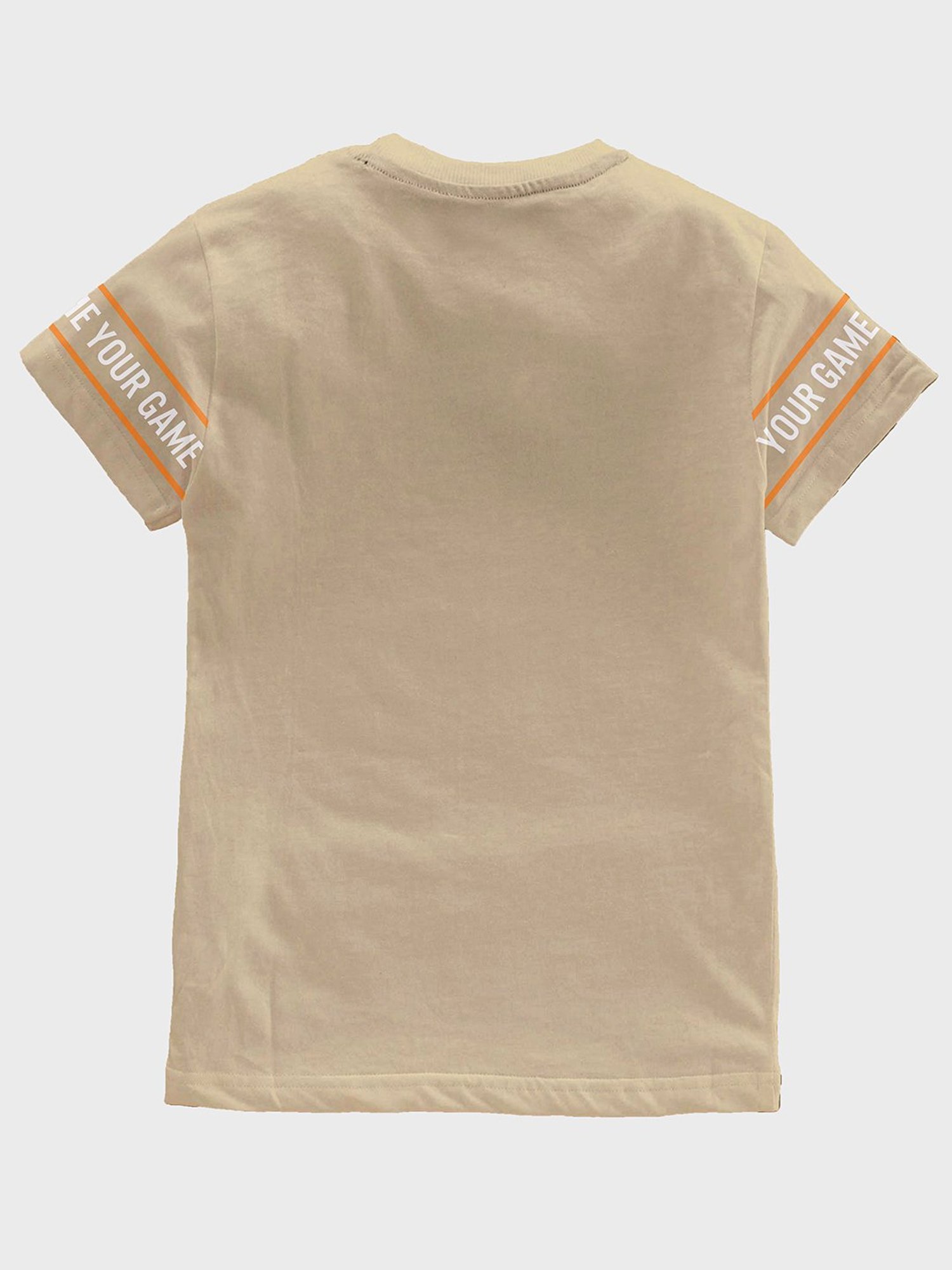 Codez Kids Beige & Olive Printed T-Shirt (Pack Of 2)