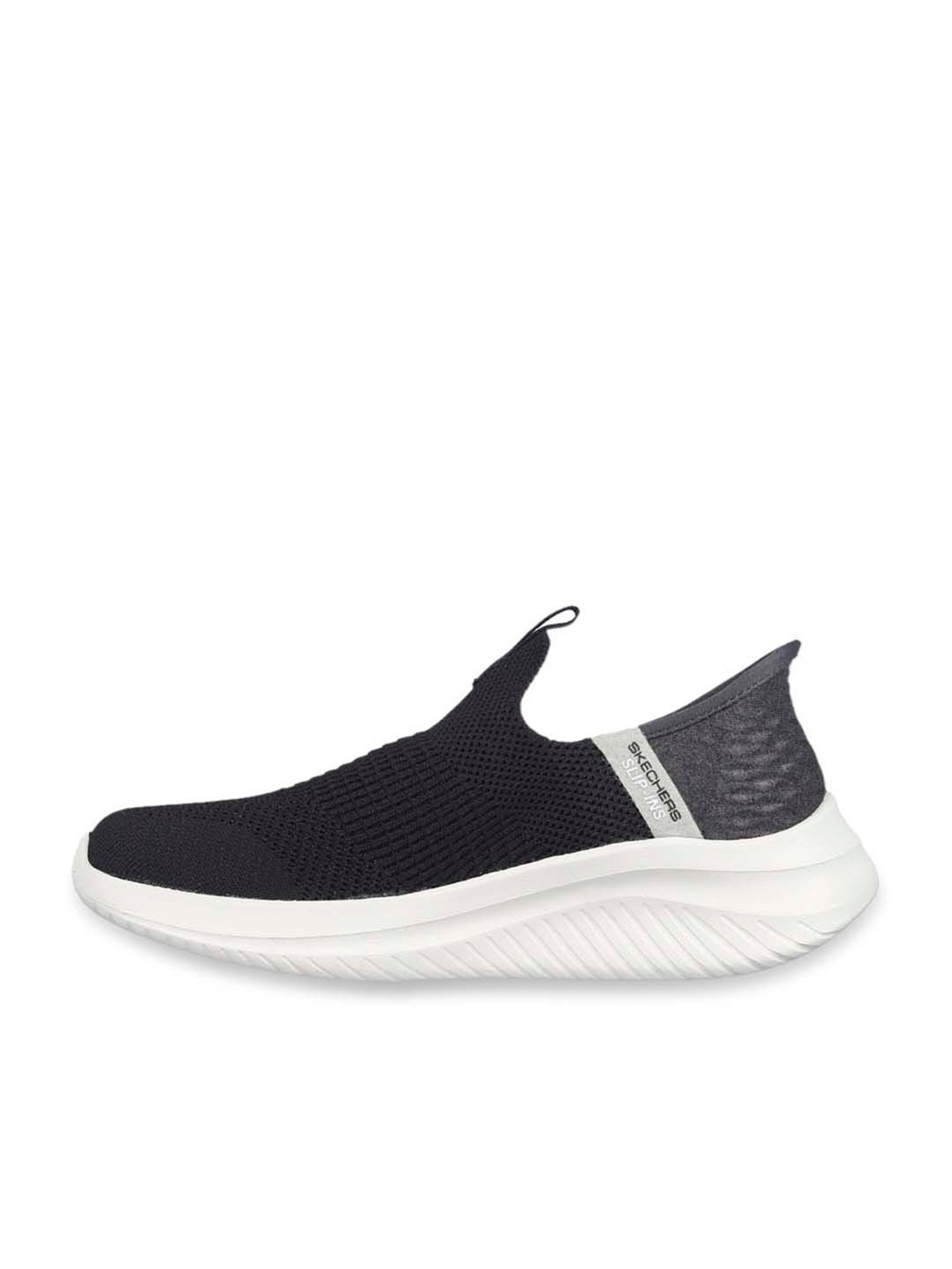 Skechers Boys ULTRA FLEX 3.0 - SMOOTH STEP Black White Casual Sneakers