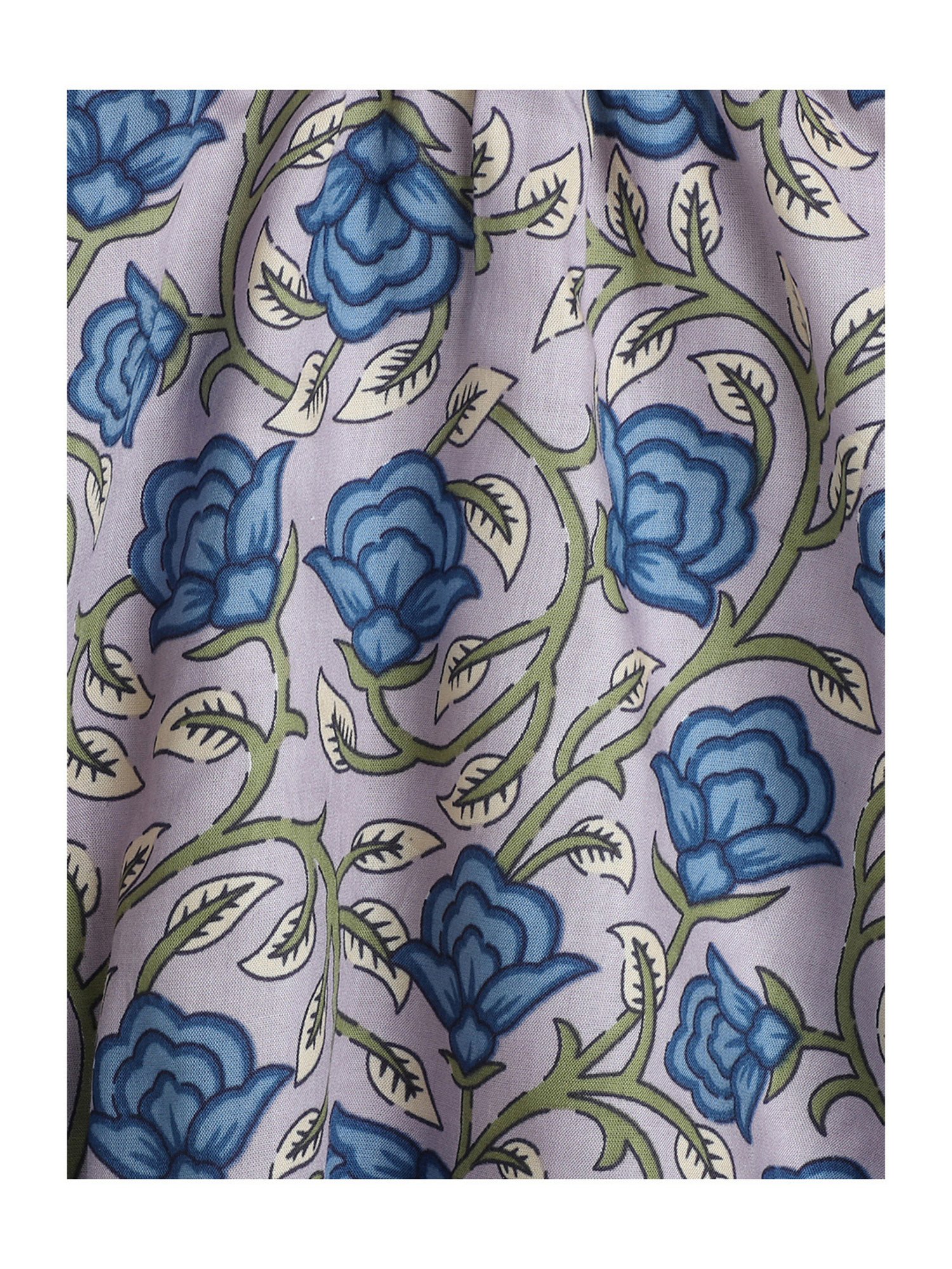 Many Frocks Kids Purple Embellished Ghagra with Choli