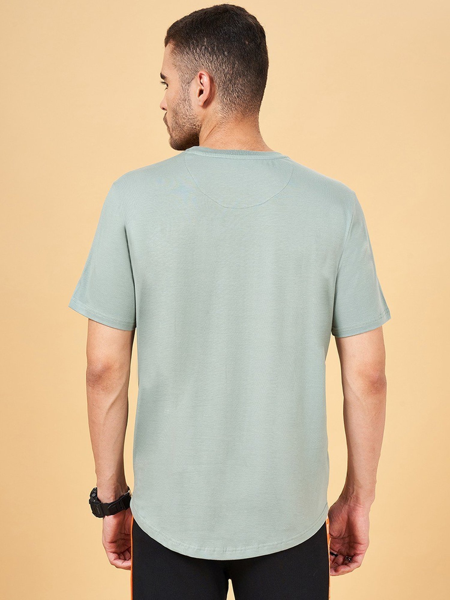 Street 808 by Pantaloons Green Regular Fit T-Shirt