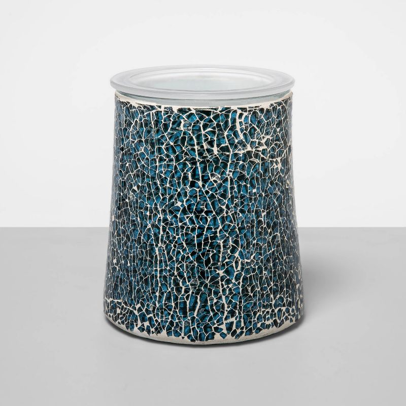 6" x 5" Mosaic Tile Electric Scent Warmer Blue - Opalhouse™