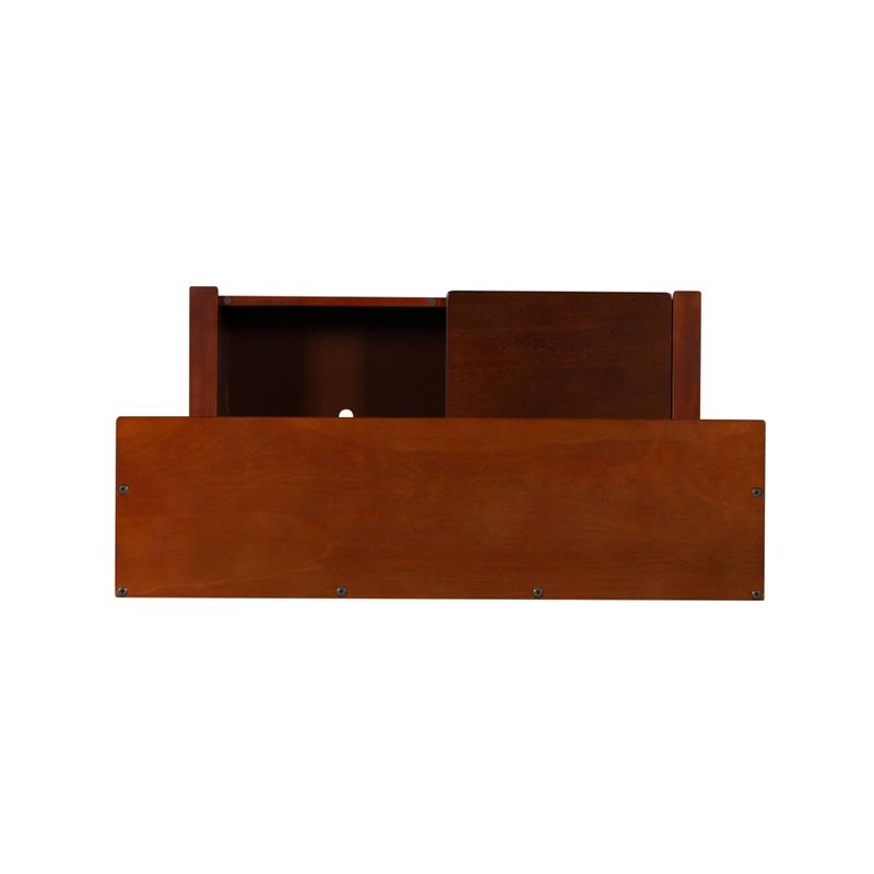 Misson Hall Tree with Storage Bench Walnut - Linon
