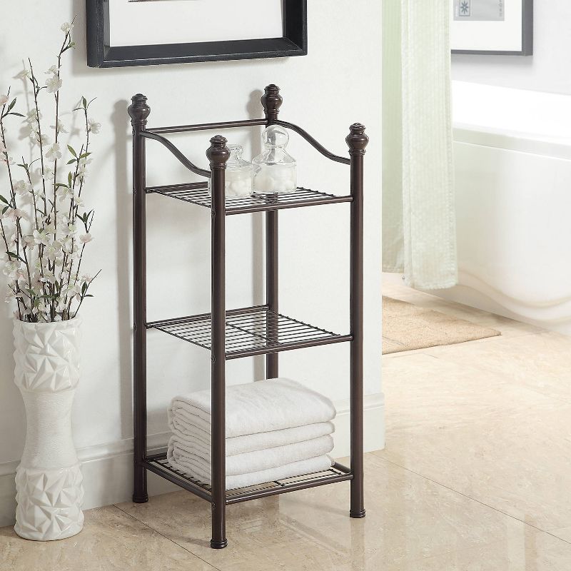 Three Tier Belgium Tower Chrome - Neu Home