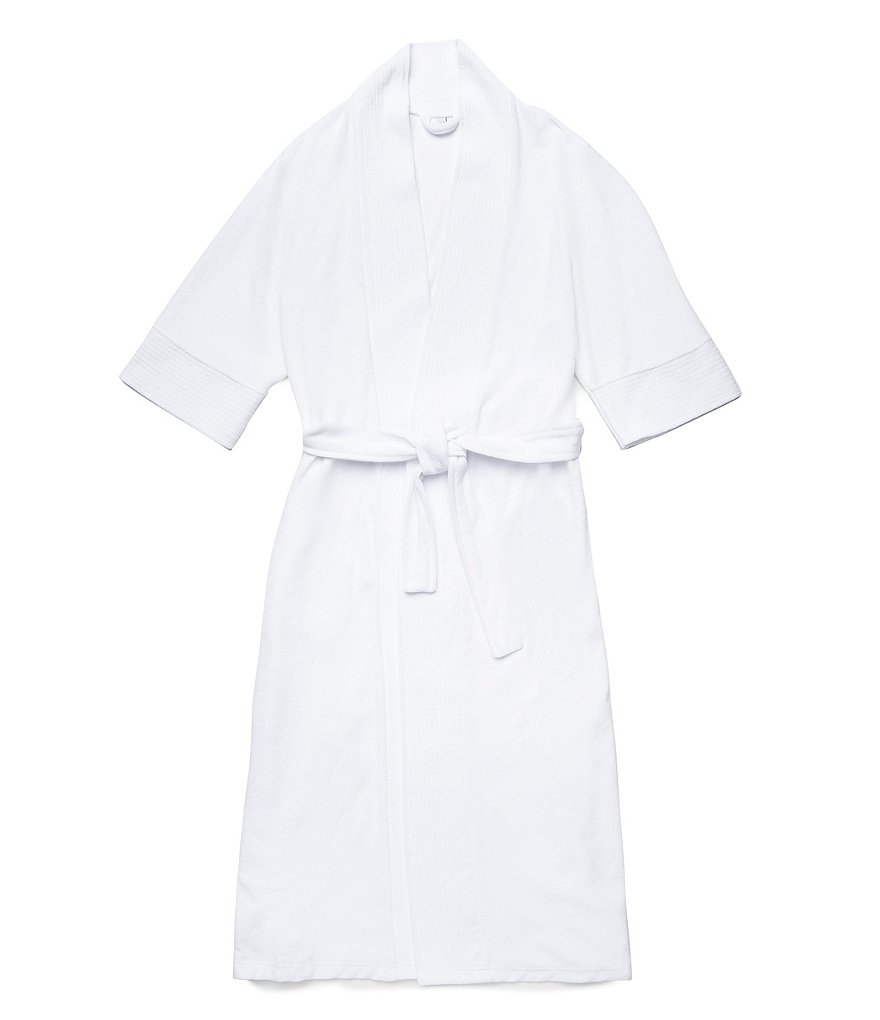 Little Giraffe Luxe Satin Snow Leopard Wrap Robe