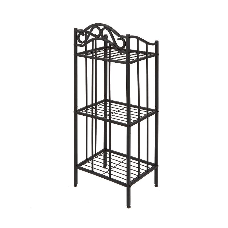 Collins Metal Bathroom Floor Shelf Oil Rubbed Bronze - Silverwood