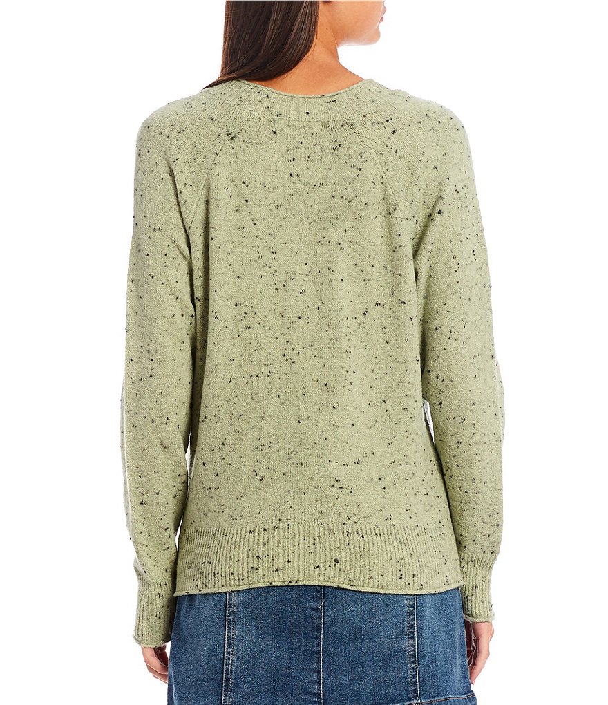 Copper Key Confetti Long Sleeve Scoop Neck Sweater