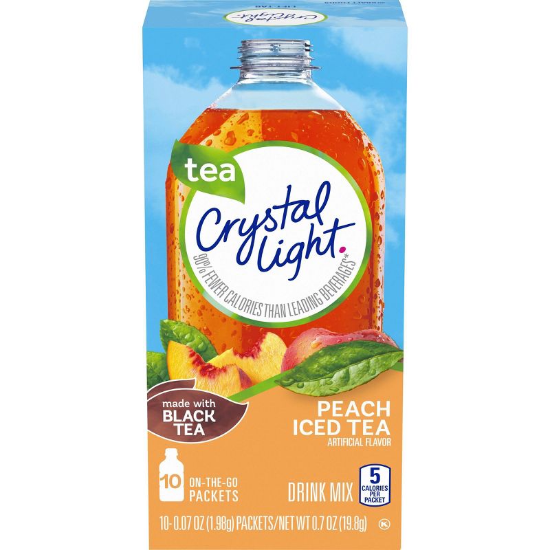 Crystal Light Energy On The Go Wild Strawberry Drink Mix - 10pk/0.11oz Pouches