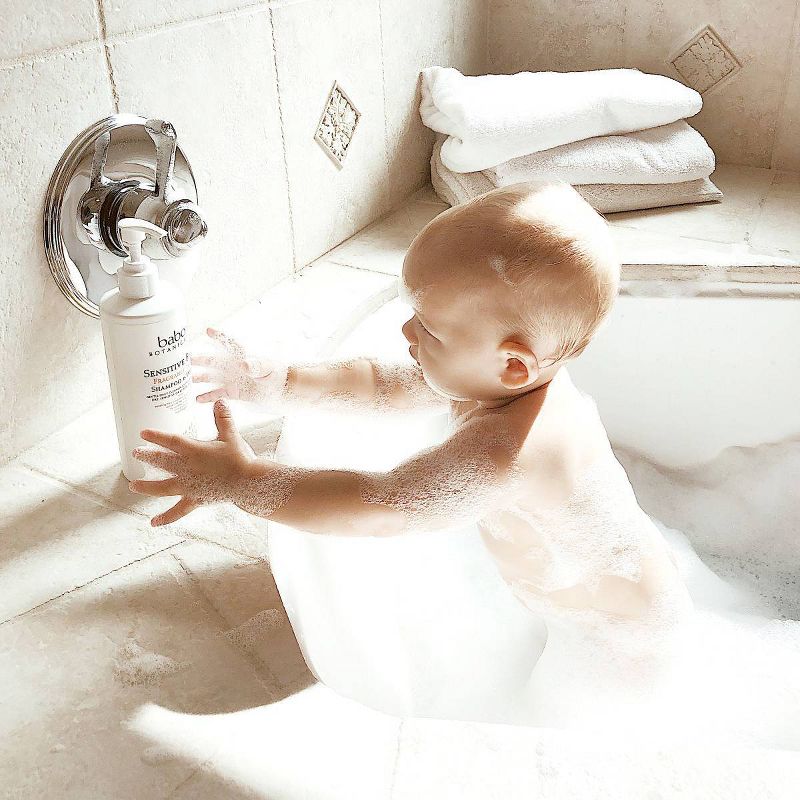 Babo Botanicals Sensitive 2-in-1 Fragrance Free Baby Shampoo & Wash - 16 fl oz