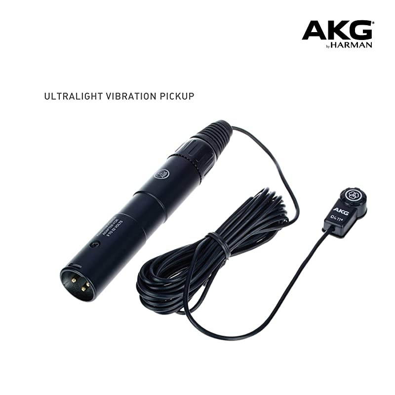 C411 PP High-Performance Miniature Condenser Vibration Pickup for Stringed Instruments with MPAV Standard XLR Connector