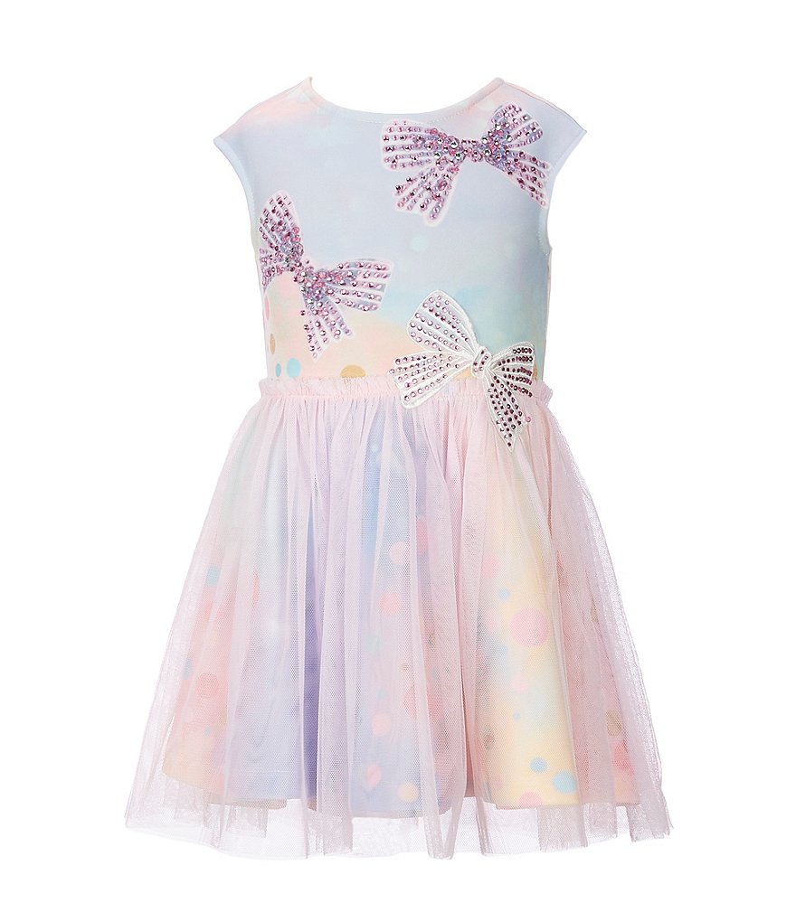 Zunie Little Girls 2T-6X Unicorn Rainbow Tutu Dress