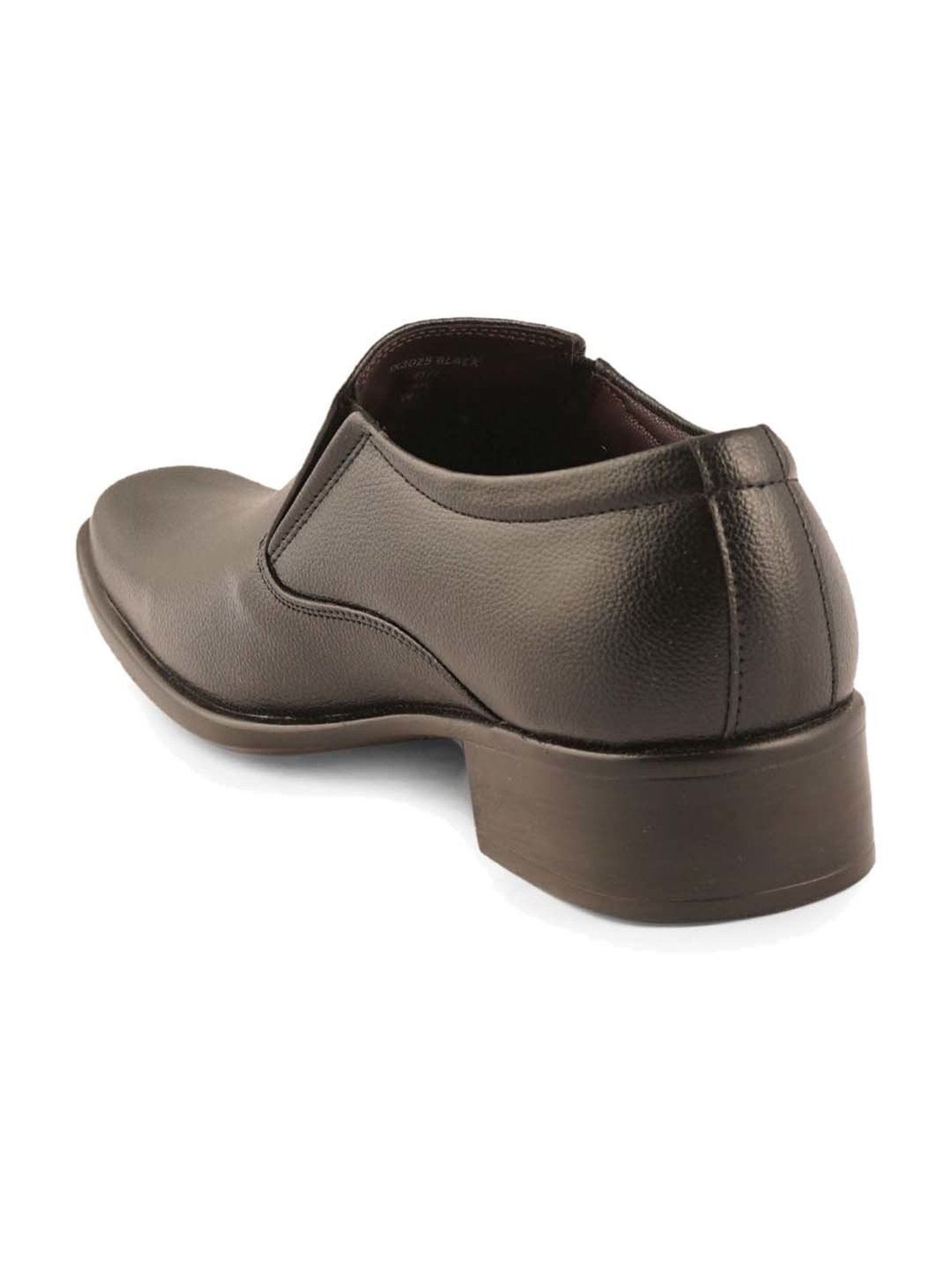 ID Men's Black Formal Slip-ons