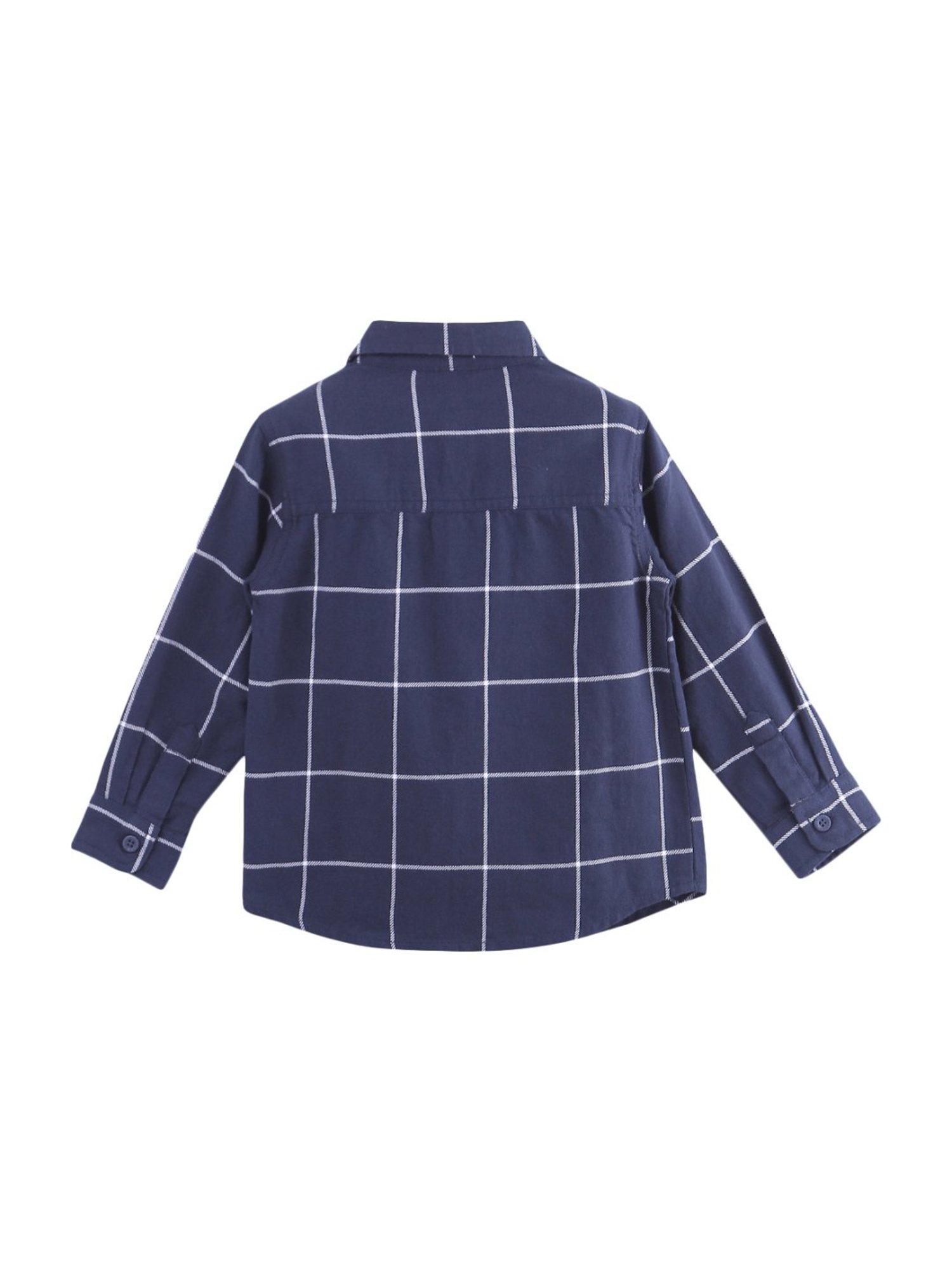 Beebay Kids Navy Chequered Shirt