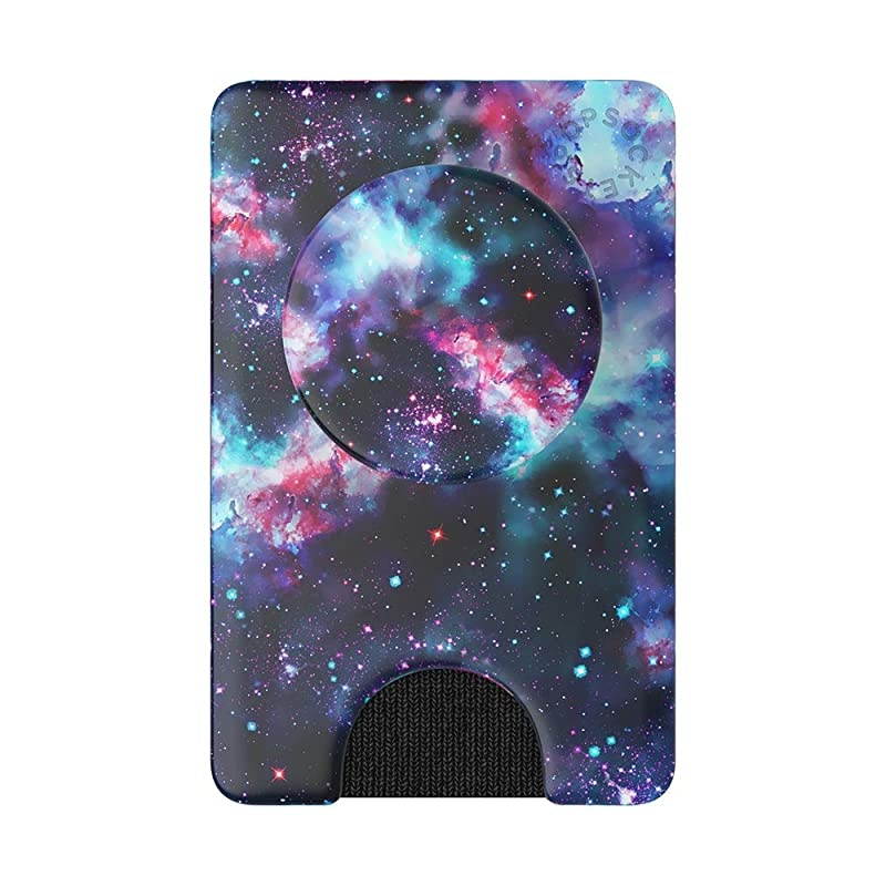PopWallet+ Swappable and Repositionable Wallet Galactic Nebula
