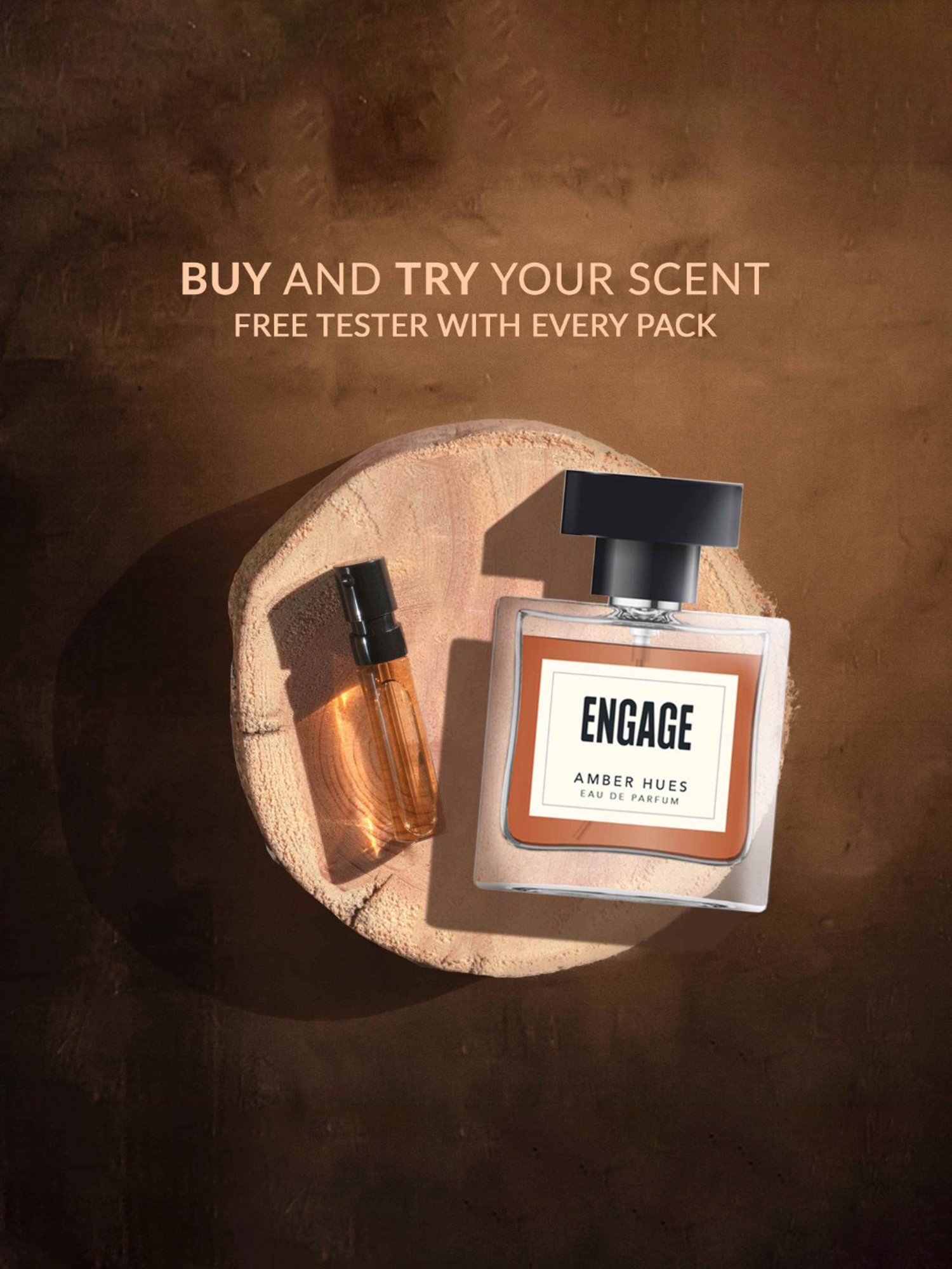 Engage Amber Hues Eau de Parfum for Men - 100 ml