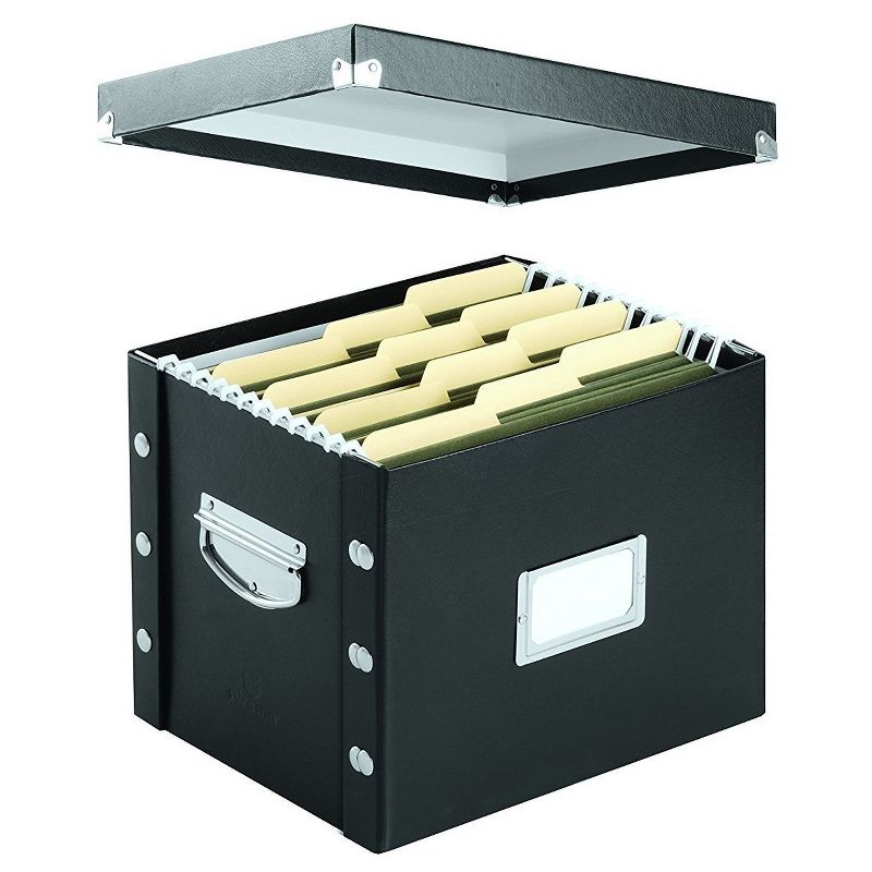 Snap-N-Store Letter Size Box File - Black