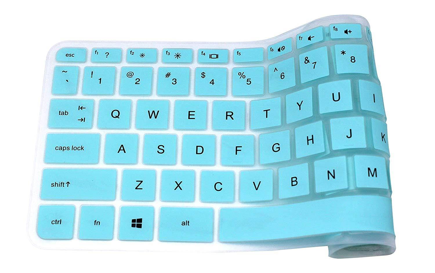 Keyboard Cover Skins for 14" HP Laptop Stream 14-ax010nr 14-ax020nr 14-ax020wm, HP ENVY 14-j000 14-j004, 14-ab010 14-ab166us 14-ac159nr 14-ad006 14-an010nr 14-an013nr 14-an080nr 14-al062nr (Turquoise)