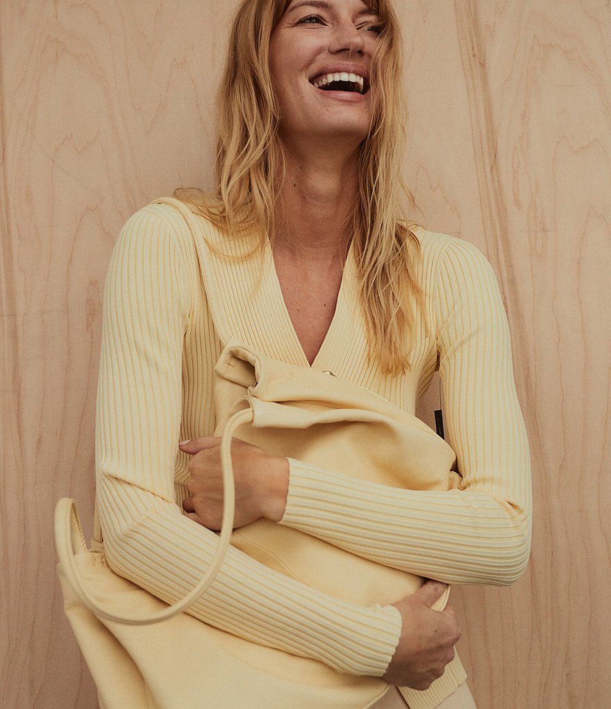 HOBO Soft Hide Collection Prima Leather Snap Tote Bag