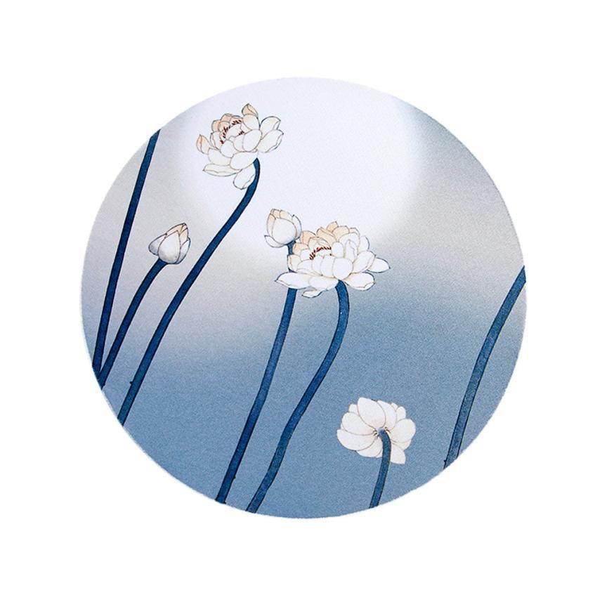 2017 Good Sale  22cm Anti-Slip Speed Circular Game Mouse Pad Gaming Mat for Laptop PC J26