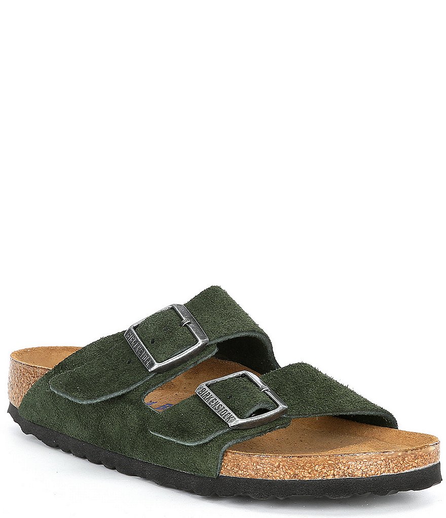 Birkenstock Women's Arizona Suede Dual Adjustable Buckle Strap Sandals